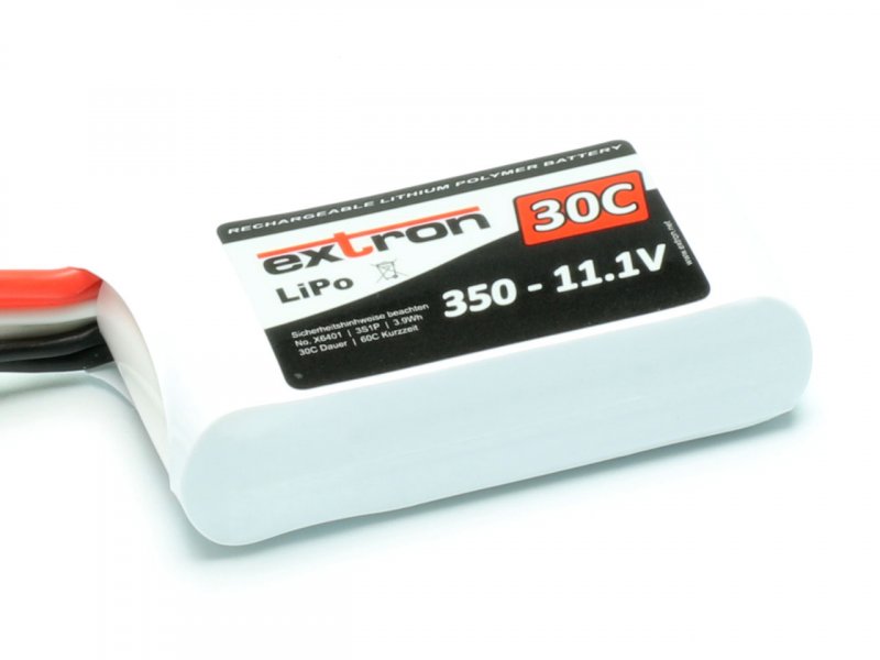 Extron 350mAh 30C LiPo Battery 11.1V 3.9Wh X6401