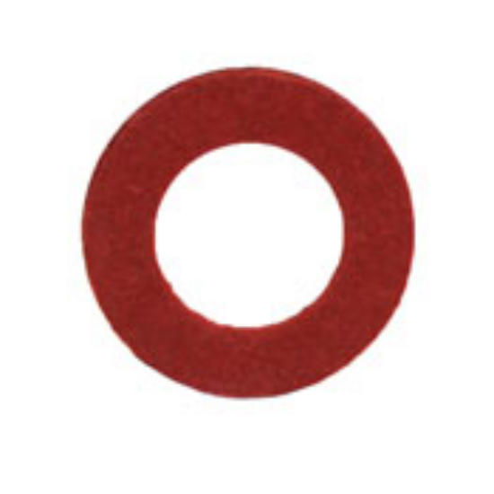 Red Fibre Washers M12