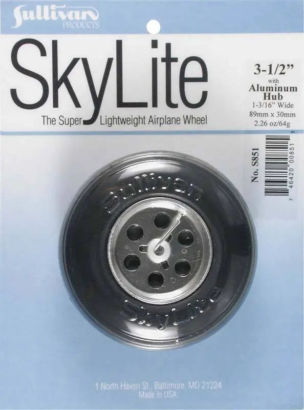 Sullivan 3.5" Skylite Wheel with Aluminum Hub S851