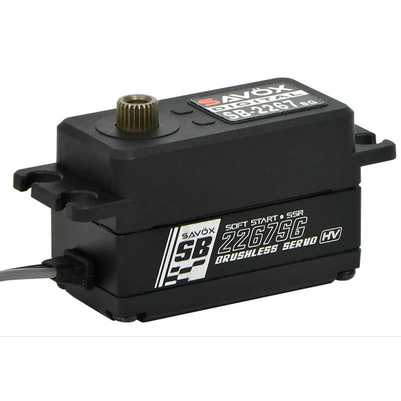 Savox SB-2267SG+ Low Profile Brushless Hi-Torque Digi 25kg/0.08s@7.4v BLACK