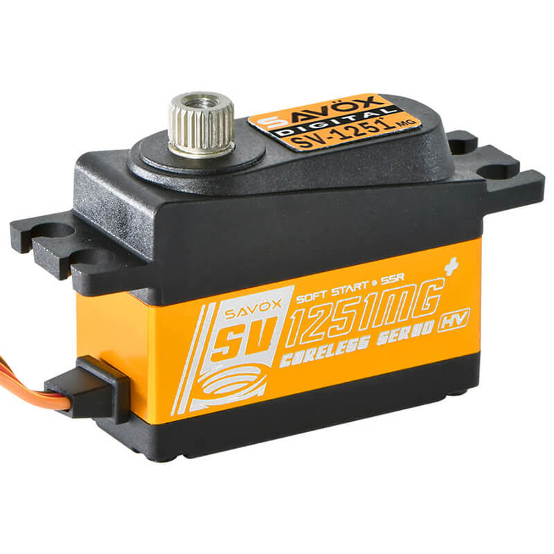 Savox SV-1251MG+ HV Digital Mini Servo 8.0kg/0.095@7.4v PLUS
