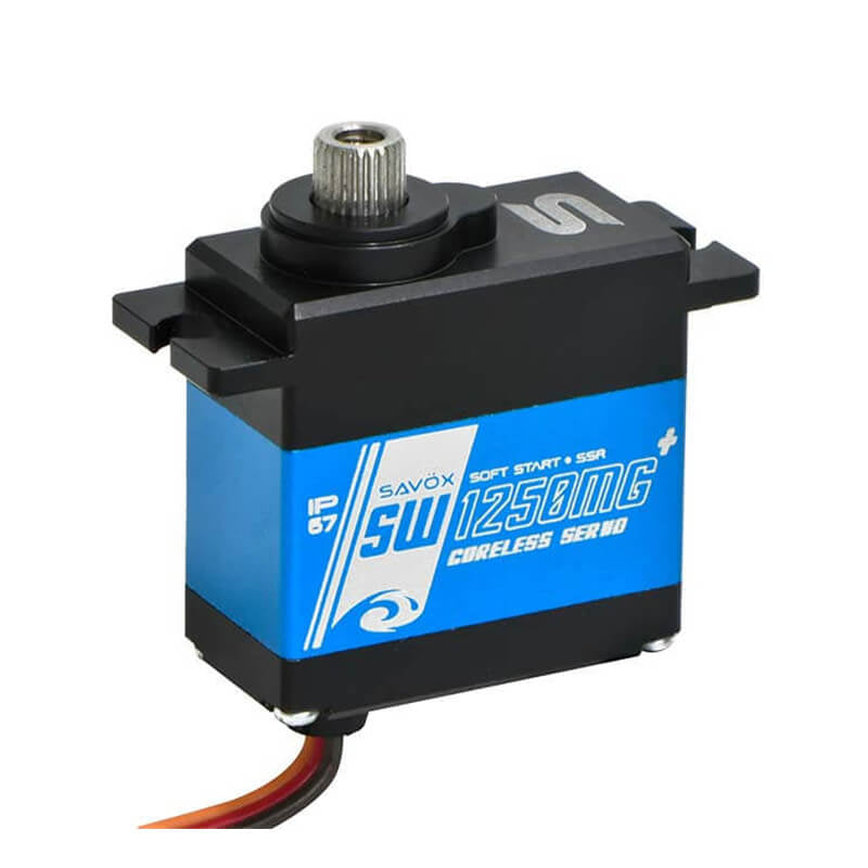 Savox SW-1250MG+ W/Proof Digital Mini Servo 8kg/0.10s@6v (TRX 1/16) PLUS