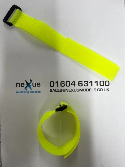 MacGregor Battery Straps (X4) W20 X L300mm (Luminous Yellow) ACC0203LY