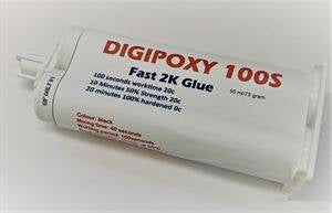 Digipoxy MMA 2K (Fast Cure 100 Second) by Digitech Epoxy Glue DIGIPOXYPU50M