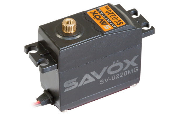 Savox SV-0220MG+ HV Digital Servo Soft Start 8kg/0.13s@7.4v SV0220MGP