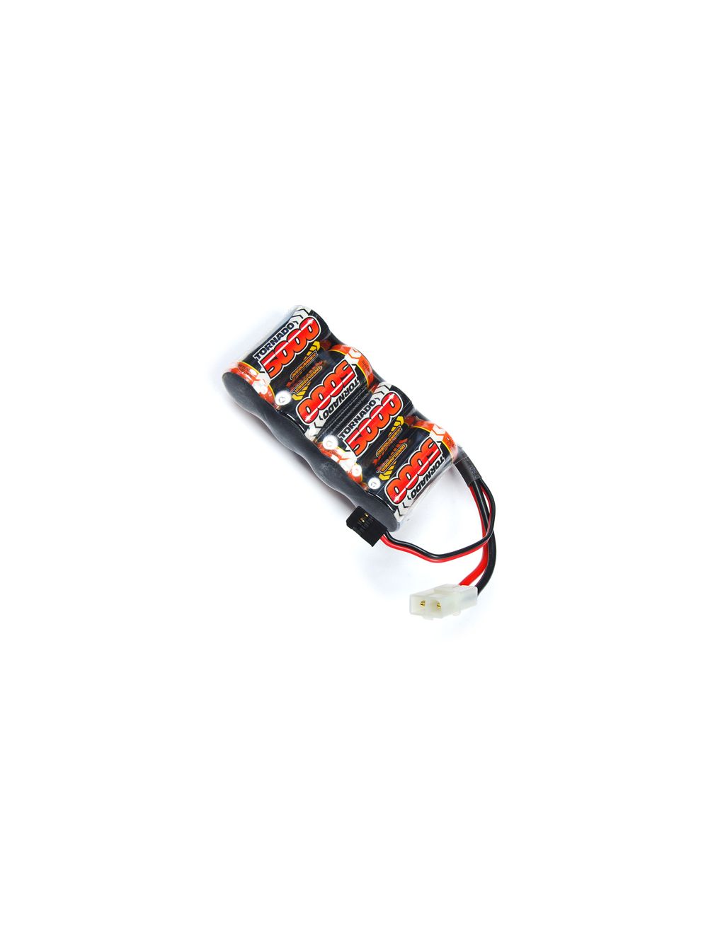 Overlander SubC 5000mAh 4.8V Flat Premium Sport NiMH Battery - Traxxas & JR Connector 1594