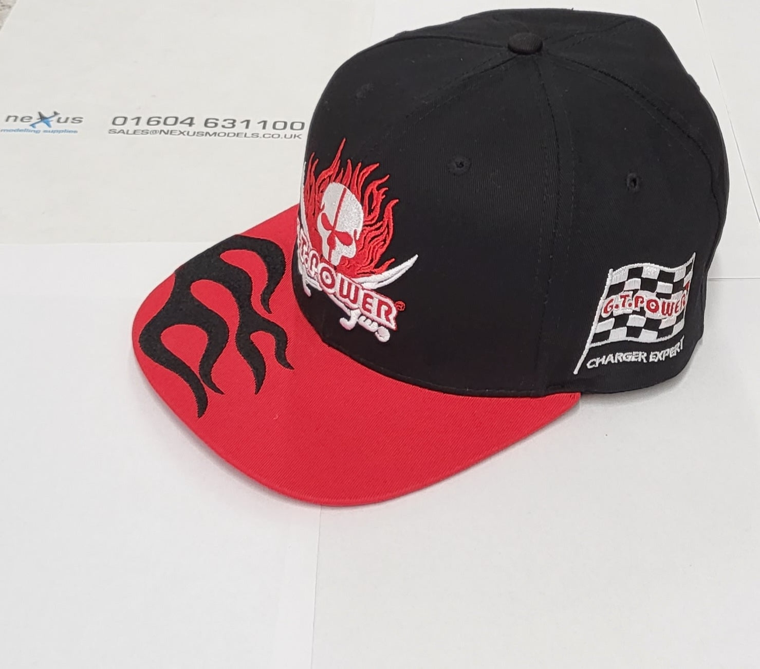 GT Power Snapback Black/Red One Size