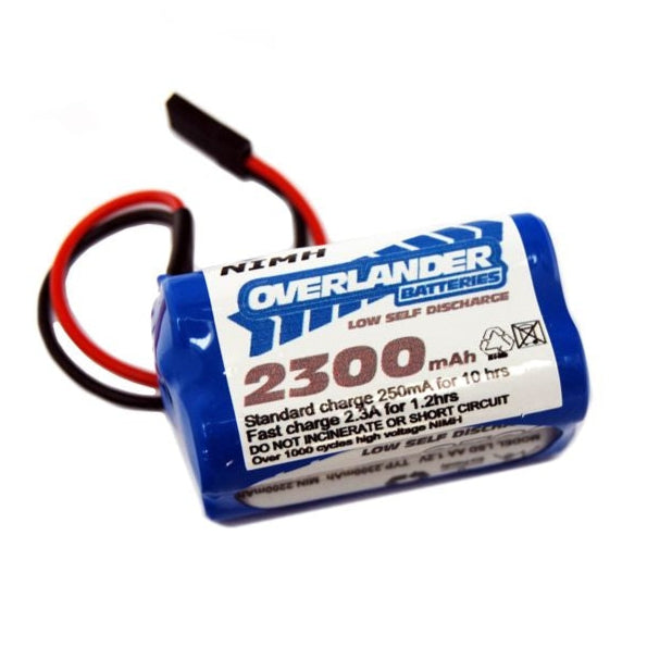 Overlander LSD AA 2300mAh 4.8v Square NiMh Battery 2381