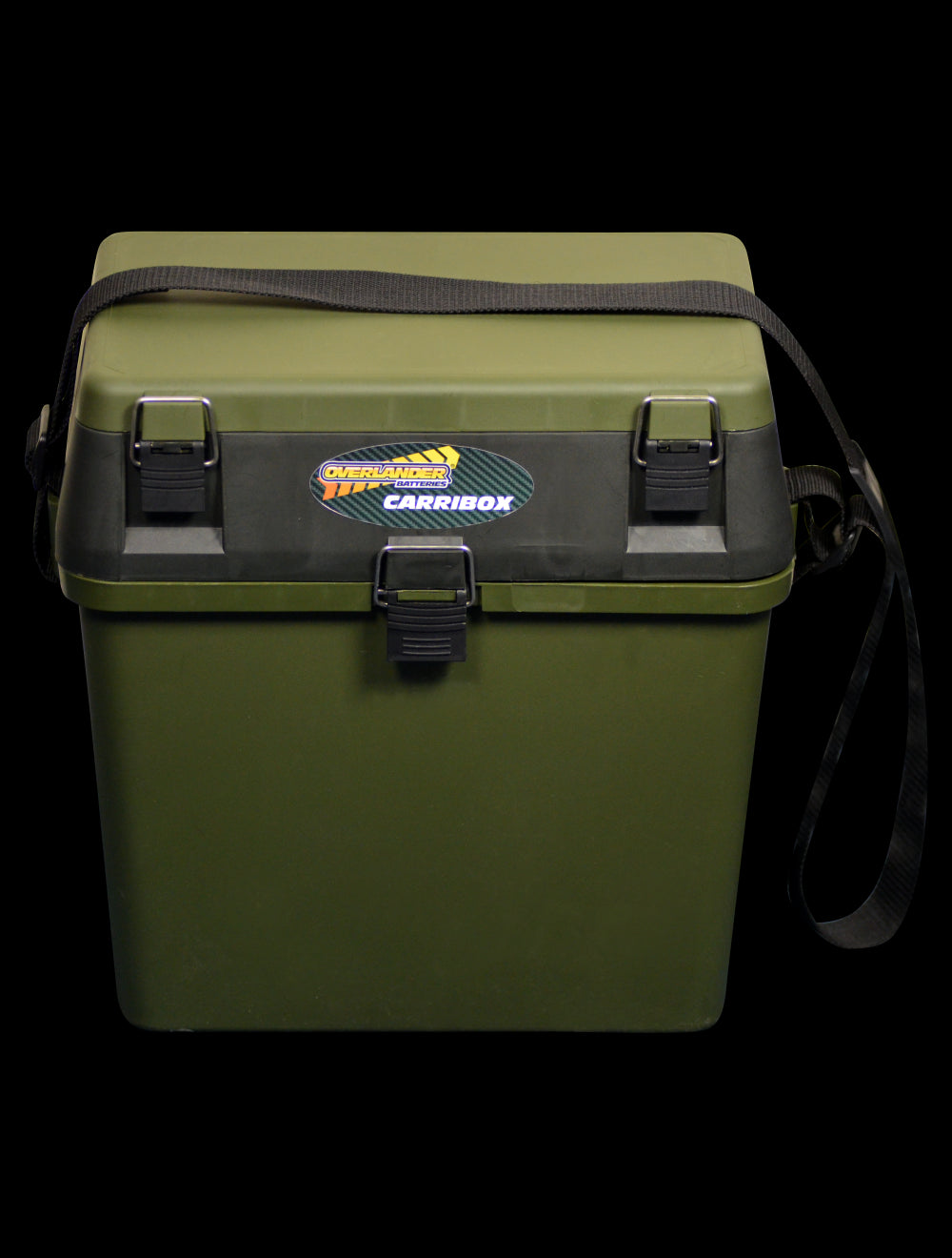 Overlander Green Carribox Compact Seat & plastic carry case 2507