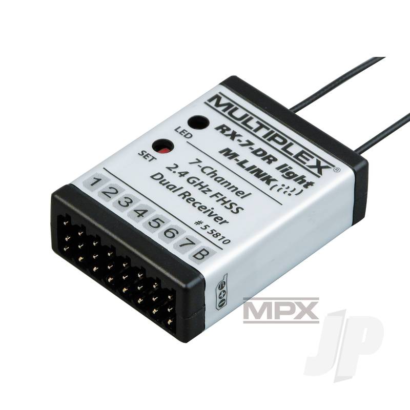 Multiplex Receiver RX-7-Dr Light M-LINK 2.4GHz 55810 2555810