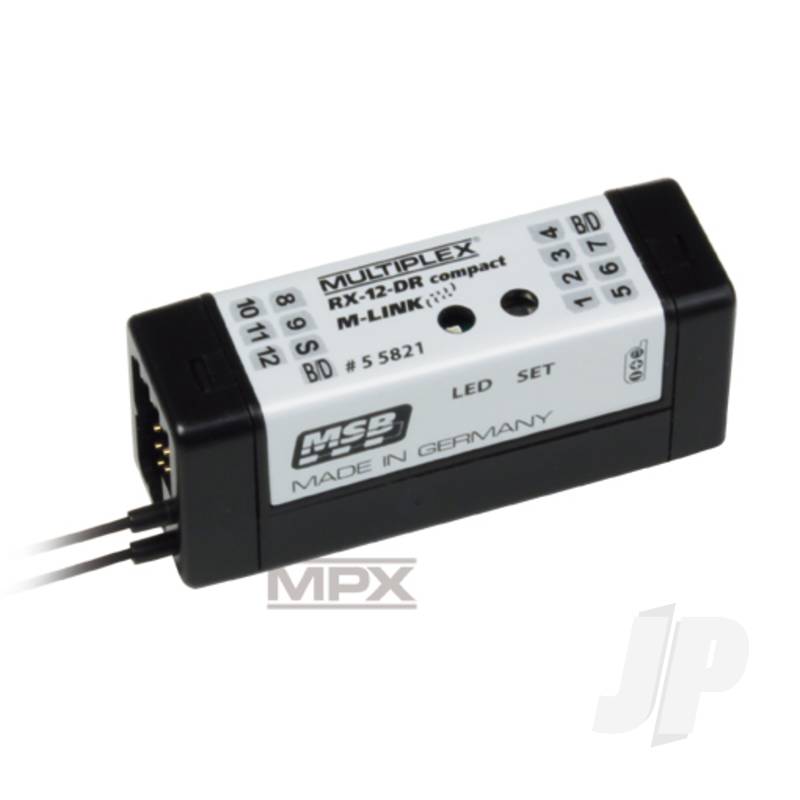 Multiplex Receiver RX-12-Dr Compact M-LINK 2.4GHz 55821 MPX55821