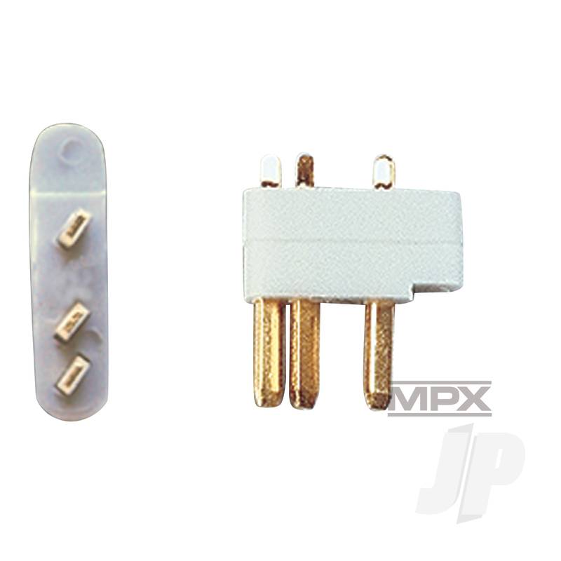 Multiplex 3-Pin Servo Plugs 5pcs (MULTIPLEX) 85218 2585218