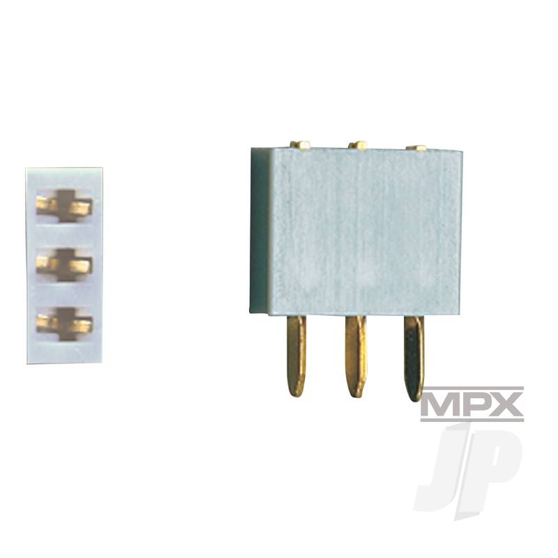 Multiplex 3-Pin Socket 5pcs (MULTIPLEX) 85225 2585225