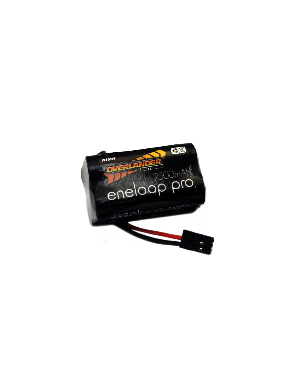 Overlander Eneloop Pro AA 2500mAh 4.8V Square NiMH Battery - JR Connector 2781