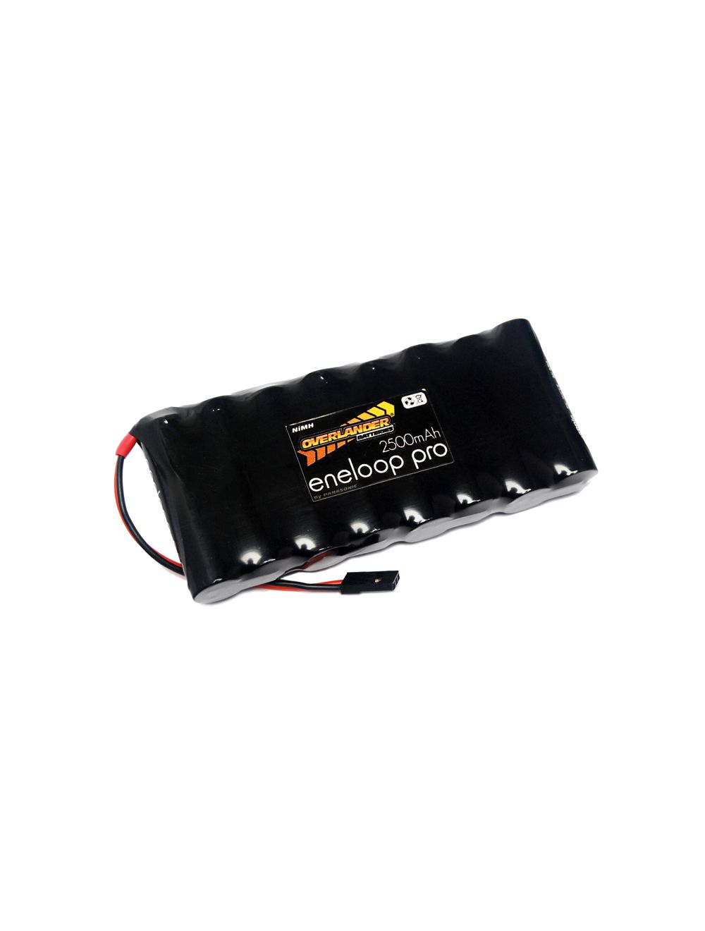 Overlander Eneloop Pro AA 2500mAh 9.6V Flat NiMH Battery - JR Connector 2786