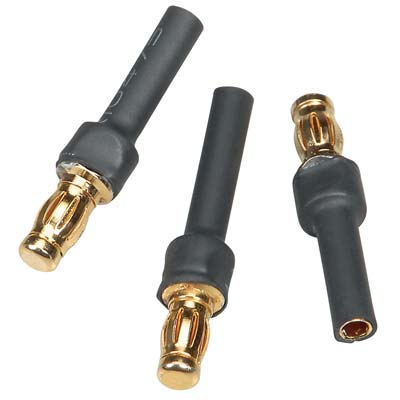 3.5mm Male-2mm Female Gold bullet adapter