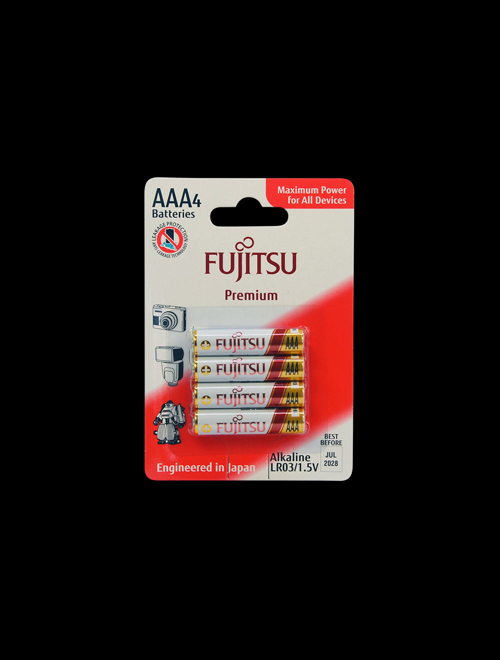 Overlander Fujitsu AAA Alkaline Blister Pack Premium Series 3160