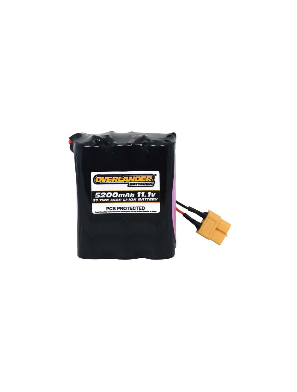 Overlander 5200mAh 3S2P 11.1V Li-Ion Rechargeable Battery with PCB Config 16 3308