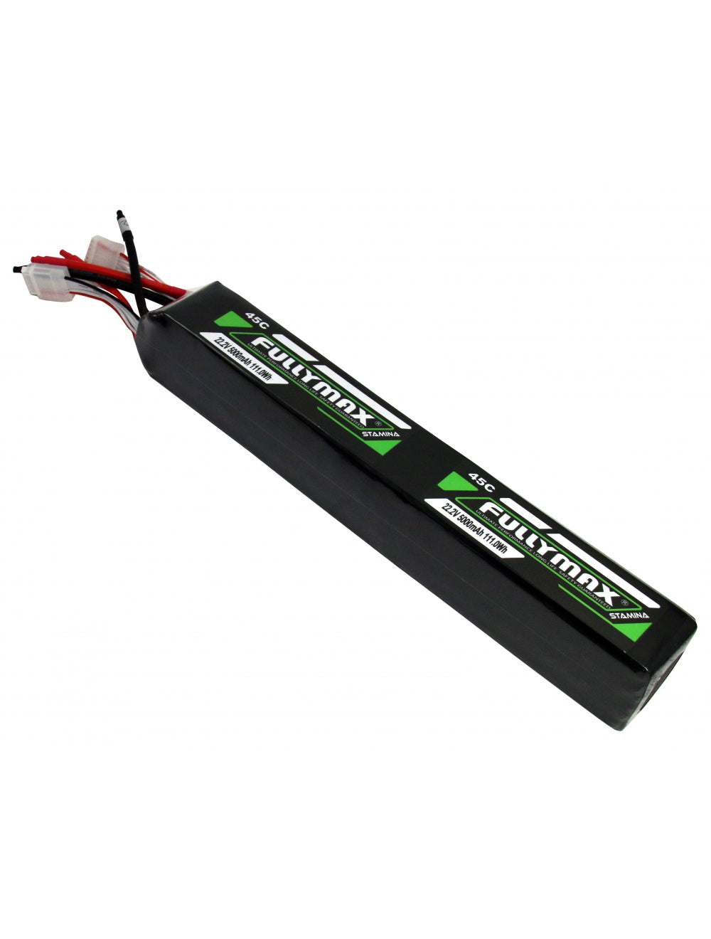 Overlander Fullymax 5000mAh 22.2V (x2) 12S 45C LiPo Battery - No Connector 3449