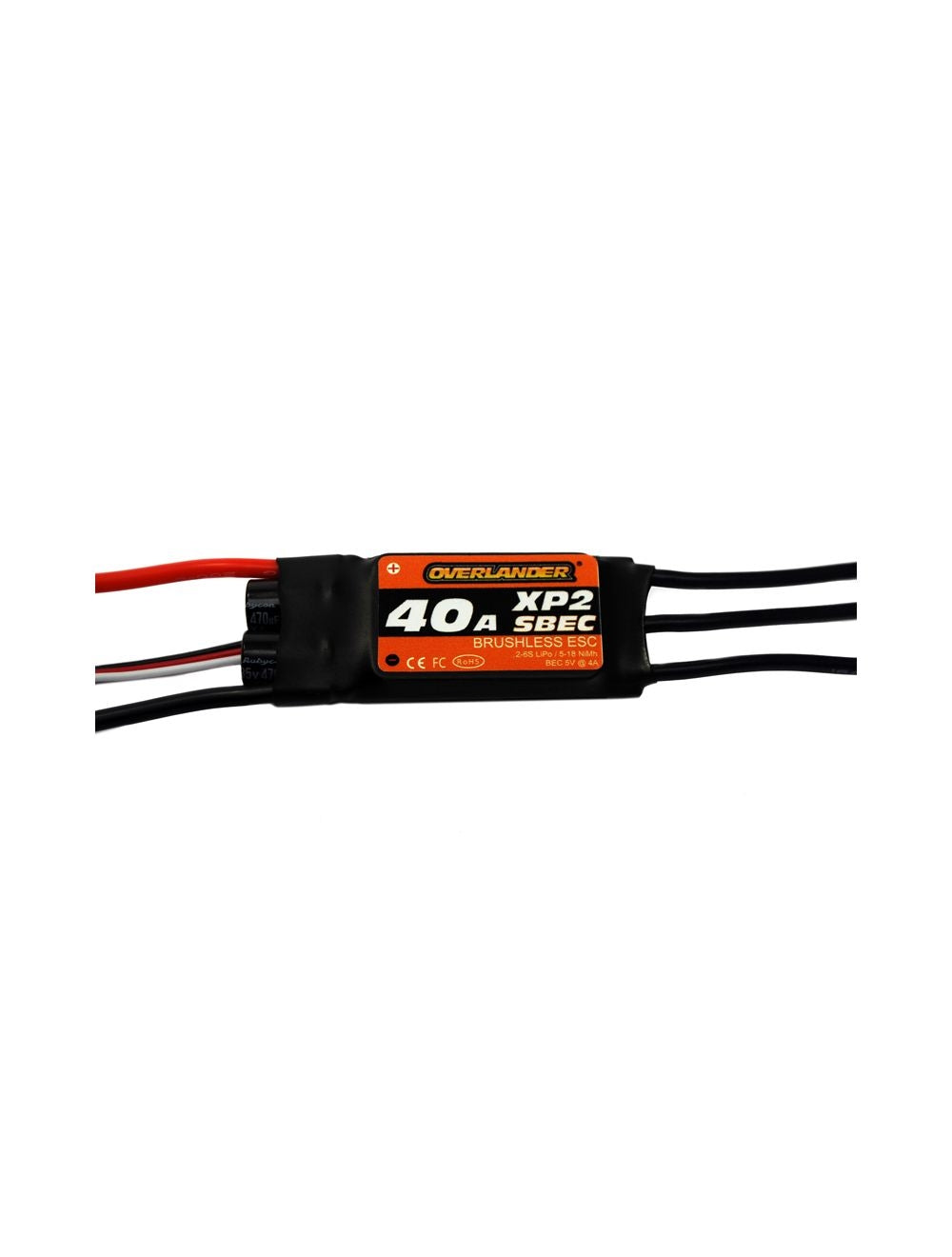 Overlander XP2 40A SBEC Brushless Speed Controller ESC 2612