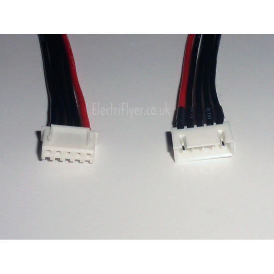 JST-XH Extension 0.5m - 4S 22AWG silicone wire