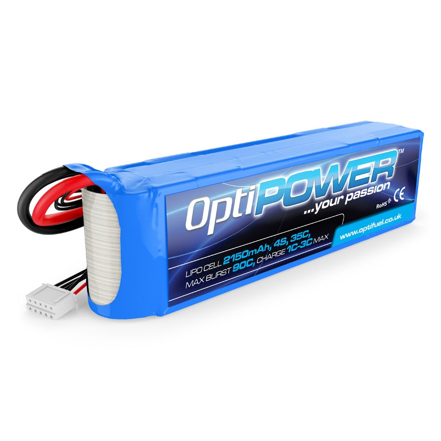 Optipower LiPo Battery 2150mAh 4S 35C OPR21504S