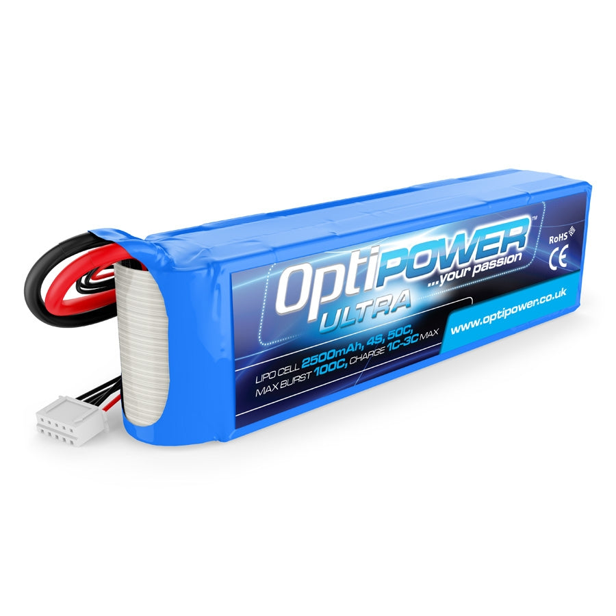 Optipower LiPo Battery 2500mAh 4S 50C OPR25004S50