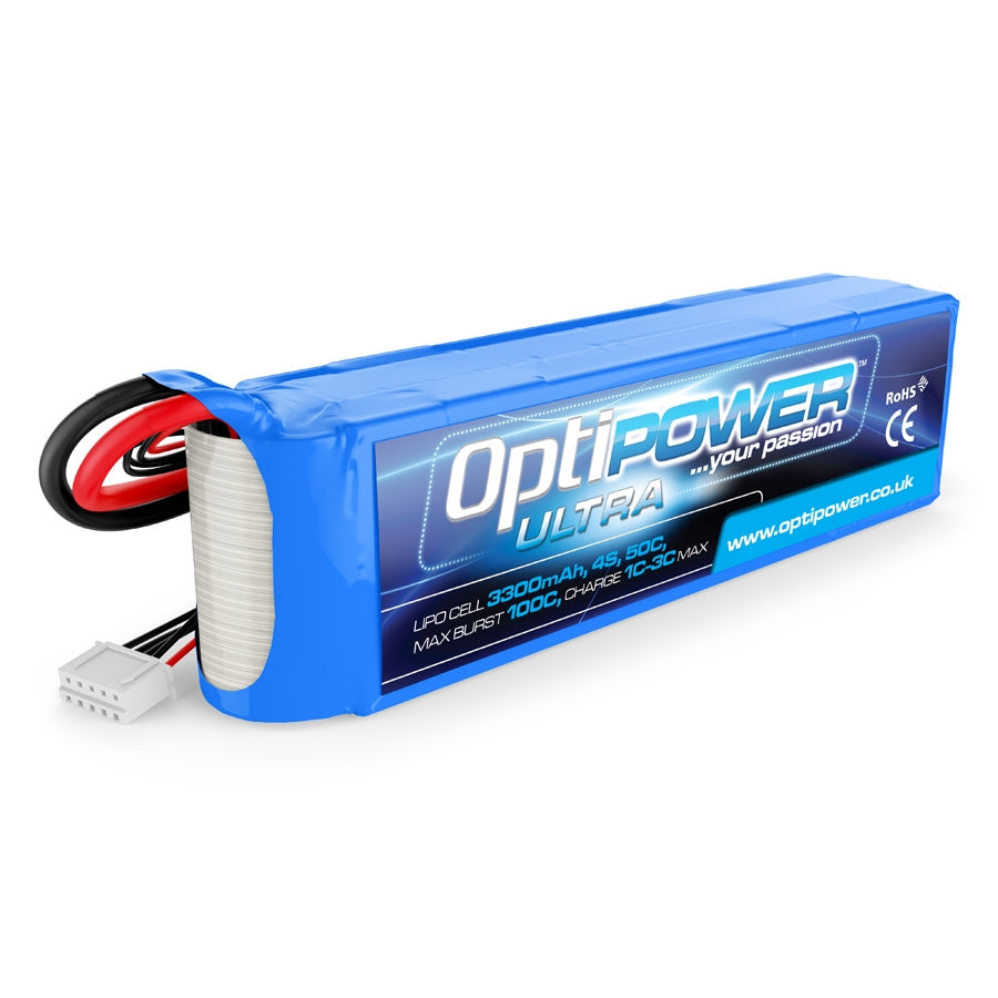 Optipower LiPo Battery 3300mAh 4S 50C OPR33004S50