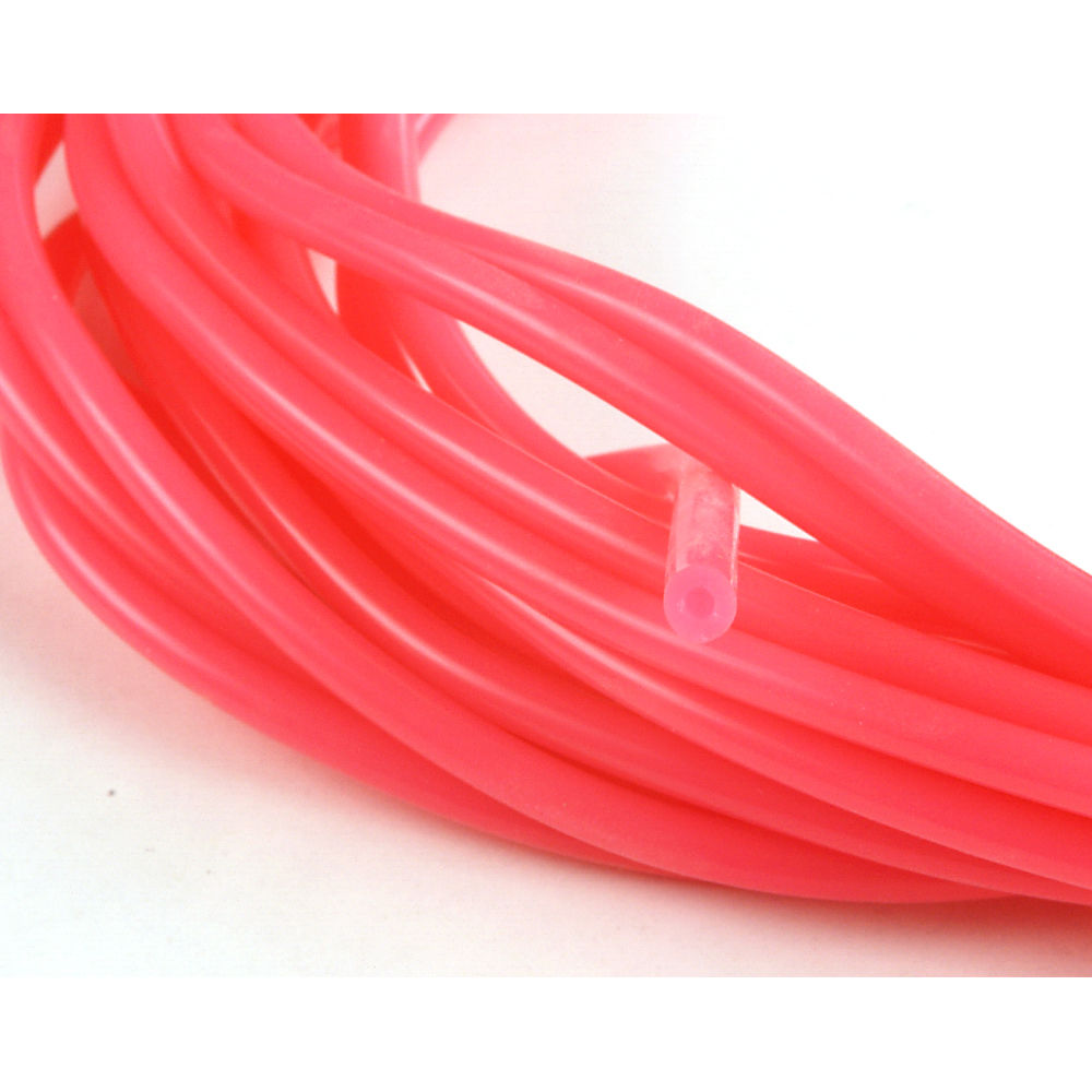 J Perkins 2mm (3/32) Silicone Fuel Tube Neon Pink 1m 5508547