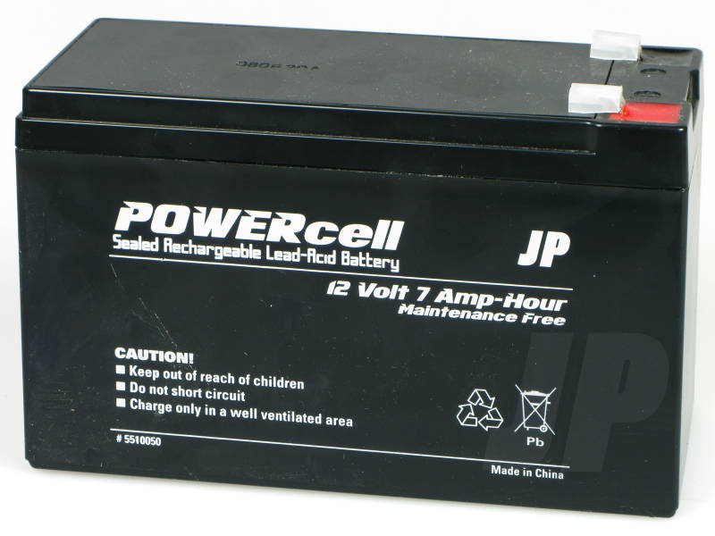 J Perkins 12V 7Ah Powercell Gel Battery 5510050