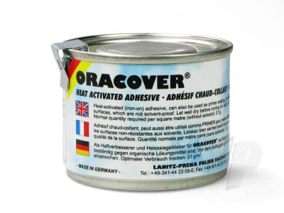 Oracover Heat Activated Iron On Adhesive 0960 100ml Tin 5524781