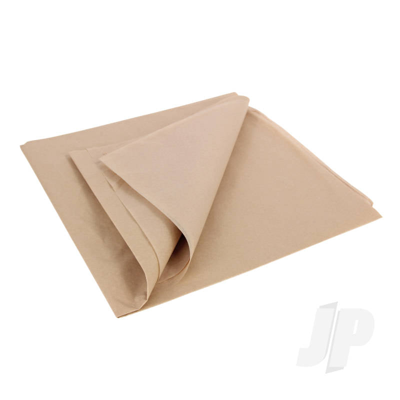 JP Vintage Tan Lightweight Tissue Covering Paper, 50x76cm, (5 Sheets) 5525219
