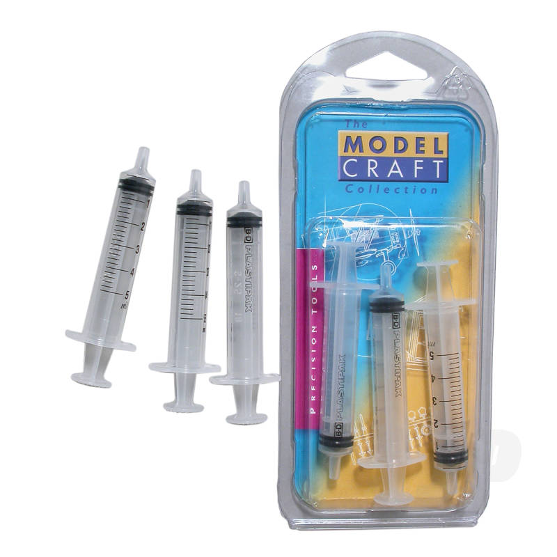 Modelcraft 3x5ml Syringes (Pol1005/3) 5533125