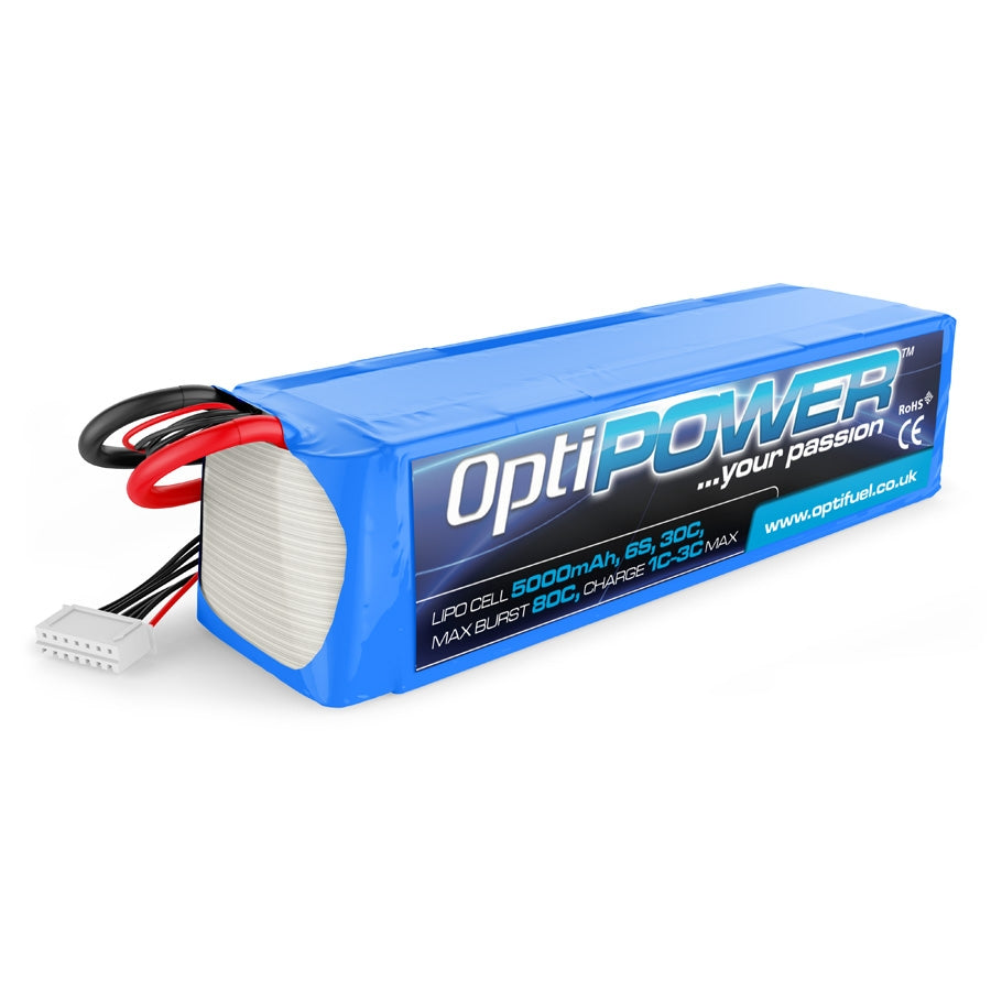 Optipower LiPo Battery 5000mAh 6S 30C OPR50006S