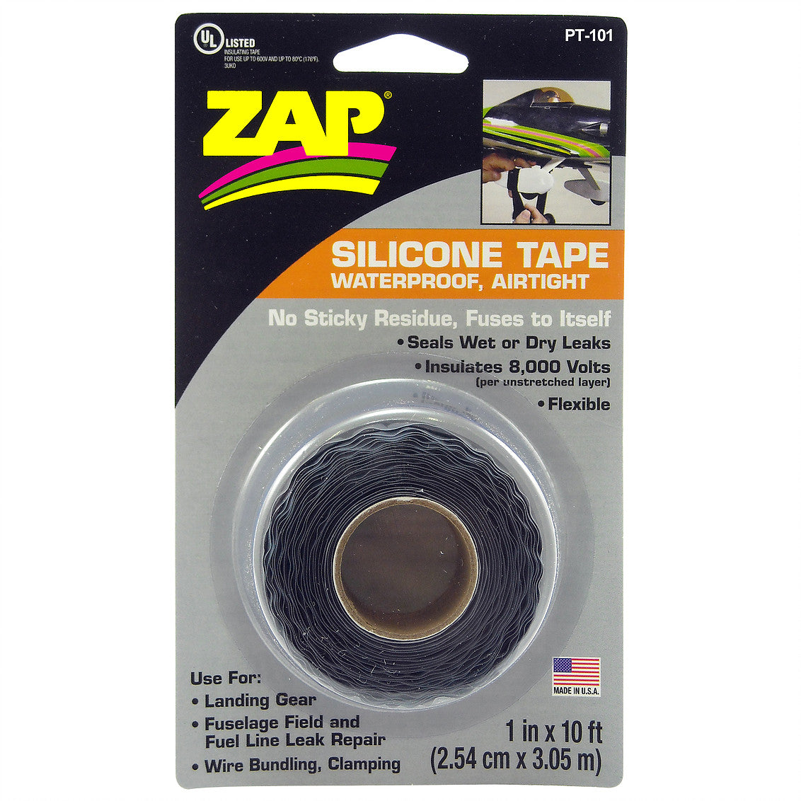 ZAP Silicone Waterproof Self-Amalgamating Tape PT101