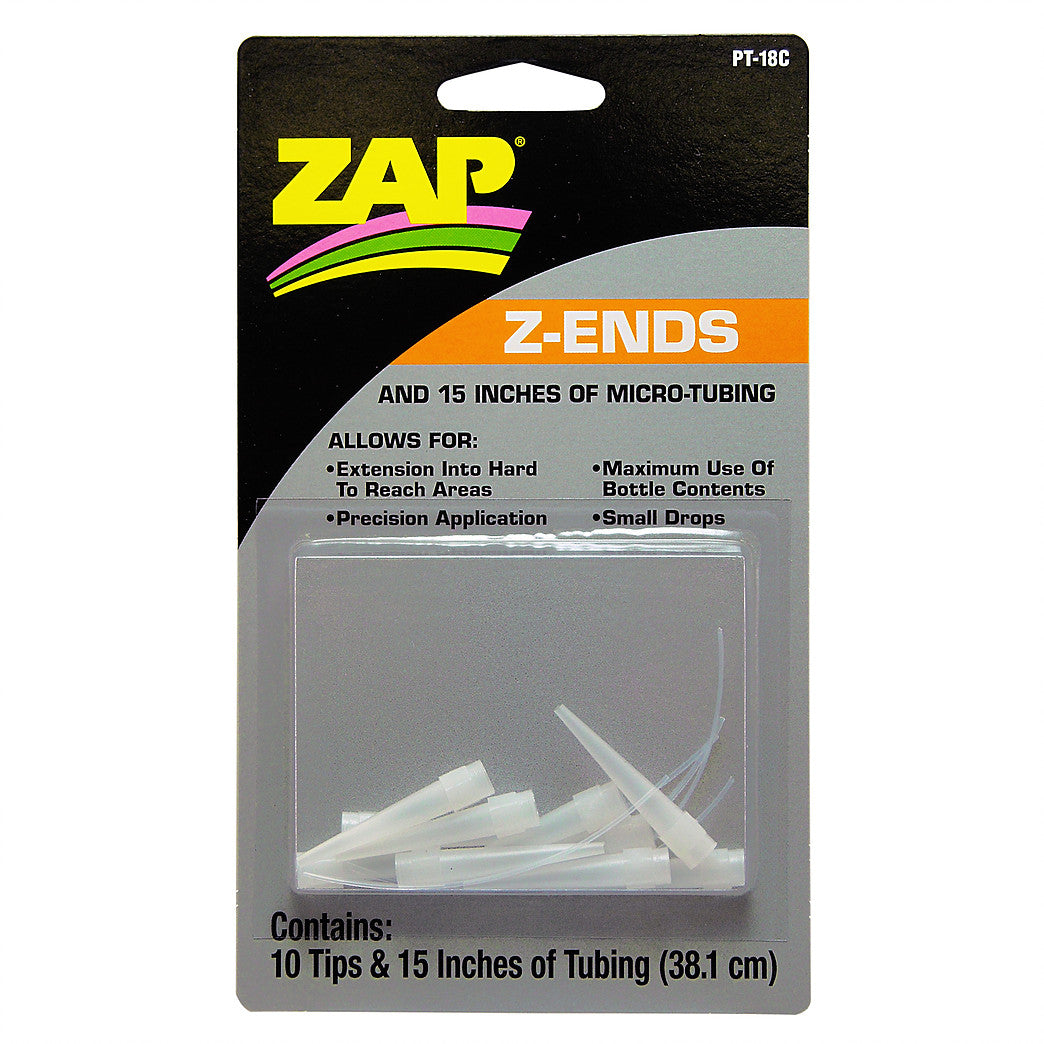 ZAP Z-Ends Tips & Micro Dropper Tube (10 Pack) PT18C