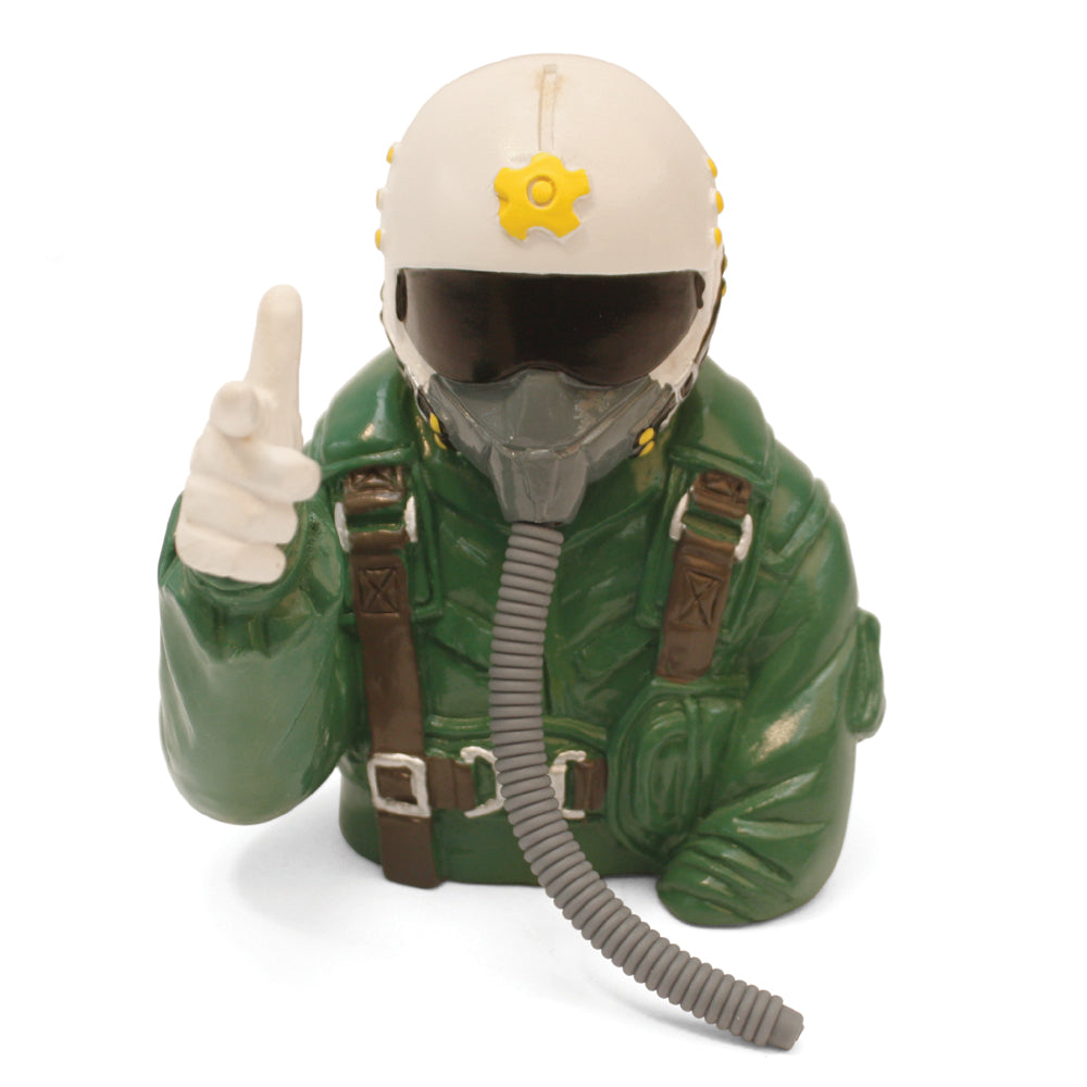 MacGregor 1/6th Scale Jet Pilot Bust (Green) ACC0102