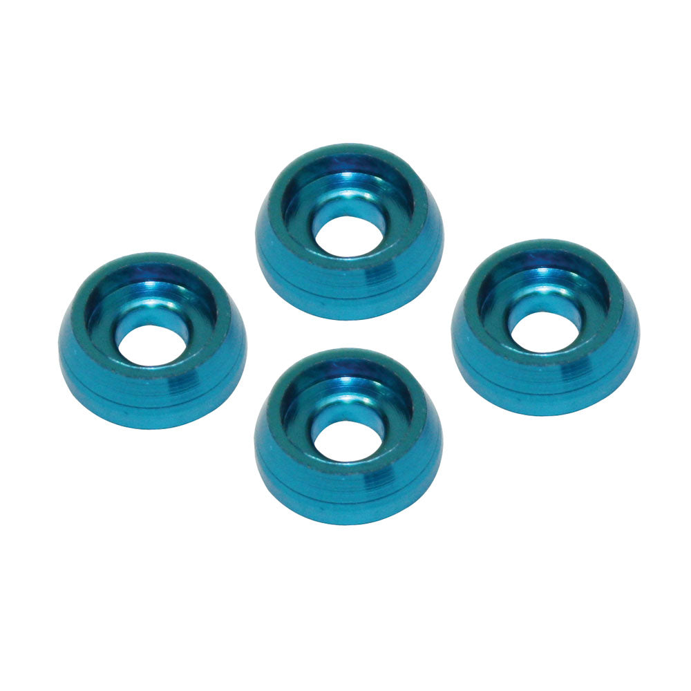 MacGregor Aluminum Cone Washer 4pcs (Blue) 3 D8 x H3 ACC0123