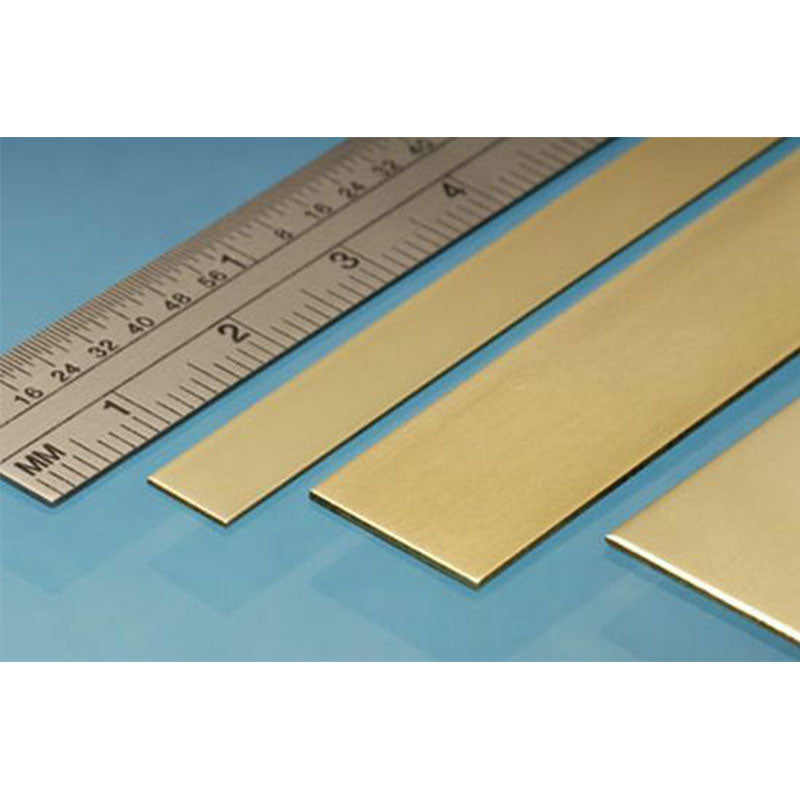 Albion Alloys 25x0.4mm Brass Strip (3 Pack) BS3M