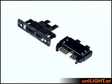 UniLight Locking Cable Connection, 3 Primary 10 Secondary Pins (Kit (2 Pair, M/F)