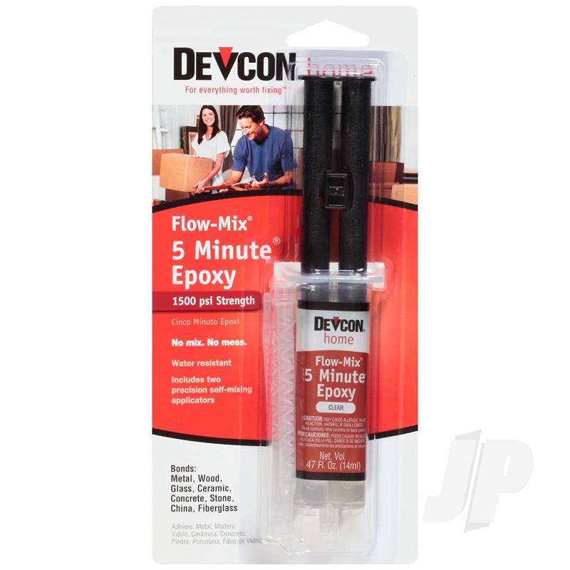 Devcon 14ml 5 Minute Epoxy Flow-Mix (Syringe, Carded) DEV20445