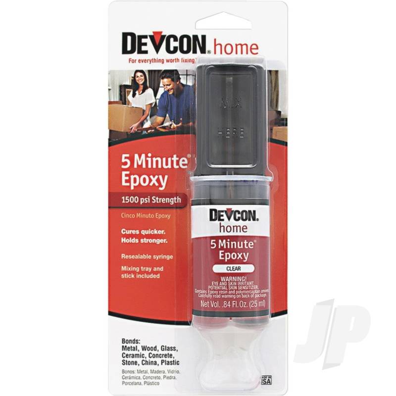 Devcon 25ml 5 Minute Epoxy (Syringe, Carded) DEV20845