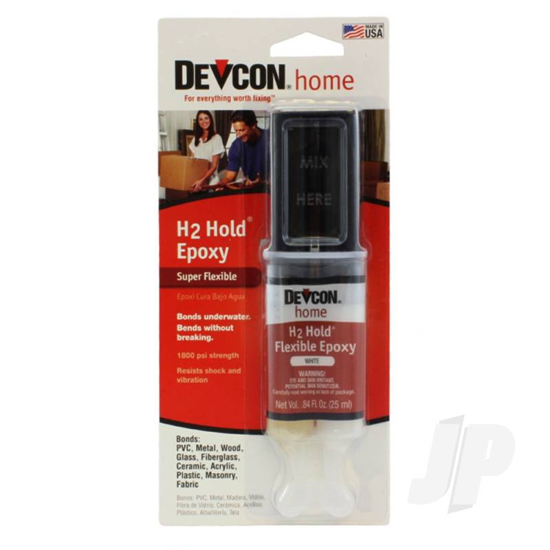 Devcon 25ml H2 Hold Epoxy (Syringe, Carded) DEV22445