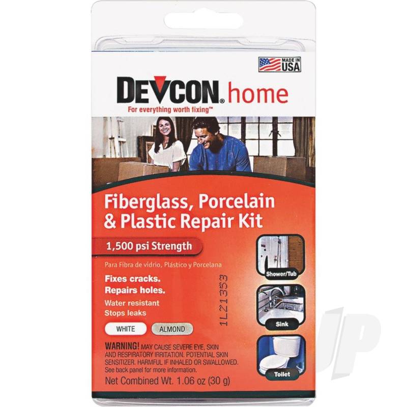 Devcon Fibreglass, Porcelain & Plastic Repair Kit DEV90216