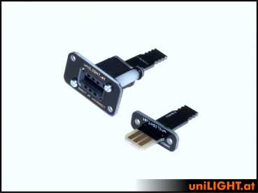 UniLight Direct Cable Connection, 3 Primary Pin (Assembled With Cable (1 Pair, M/F)