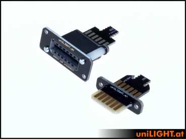 UniLight Direct Cable Connection, 6 Primary Pins (Kit (2 Pair, M/F)