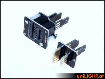 UniLight Direct Cable Connection, 6 Primary 4 Secondary Pins (Assembled With Cable (1 Pair, M/F)