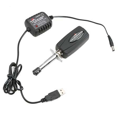 Dynamite LiPo Glow Driver w/ Batt & USB Charger DYNE0201