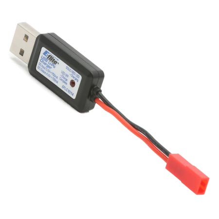 Blade / E-flite 1S USB Li-Po Charger, 500mA, JST : Blade 120 S # EFLC1010 Blade / E-flite 1S USB Li-Po Charger, 500mA, JST : Blade 120 S # EFLC1010