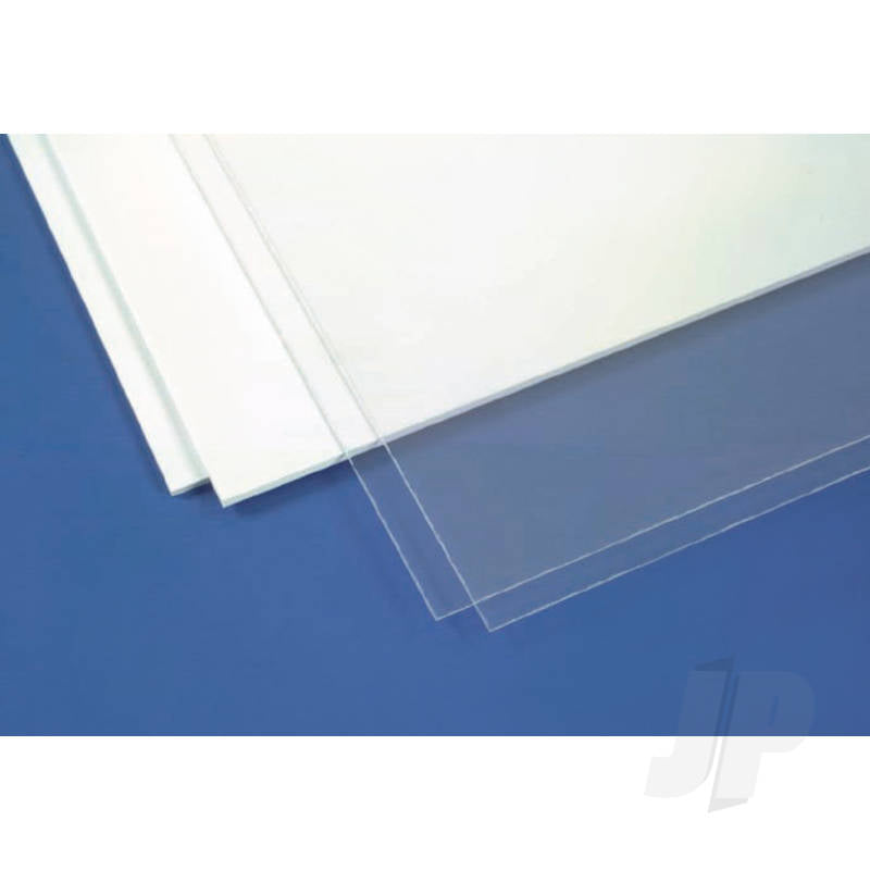 Evergreen 6x12in (15x30cm) White Sheet .100in Thick (1 sheet per pack) 9100